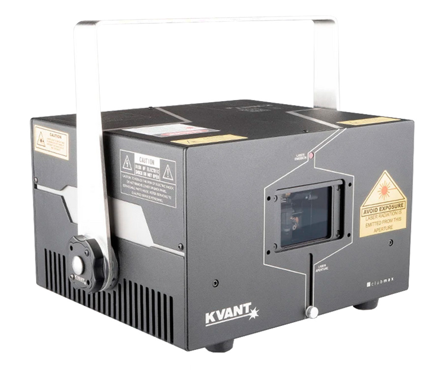 KVANT Clubmax 2000 лазерный проектор 2 Вт с управлением ILDA 